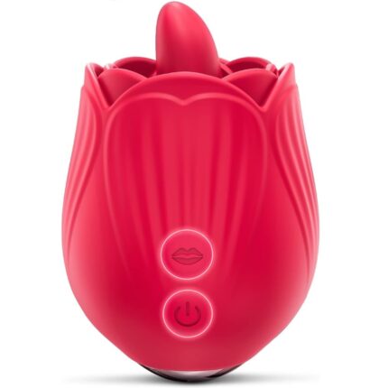 Klitoris G-Punkt Rose-Vibrator mit Saug- und Vibrationsfunktion, Adorime Saug-Vaginal-Stimulator, Brust-Nippel-Ei-Massager mit 10 leistungsstarken Modi, Erwachsenen-Sexspielzeug für Frauen, Oral-Sex Orgasmus